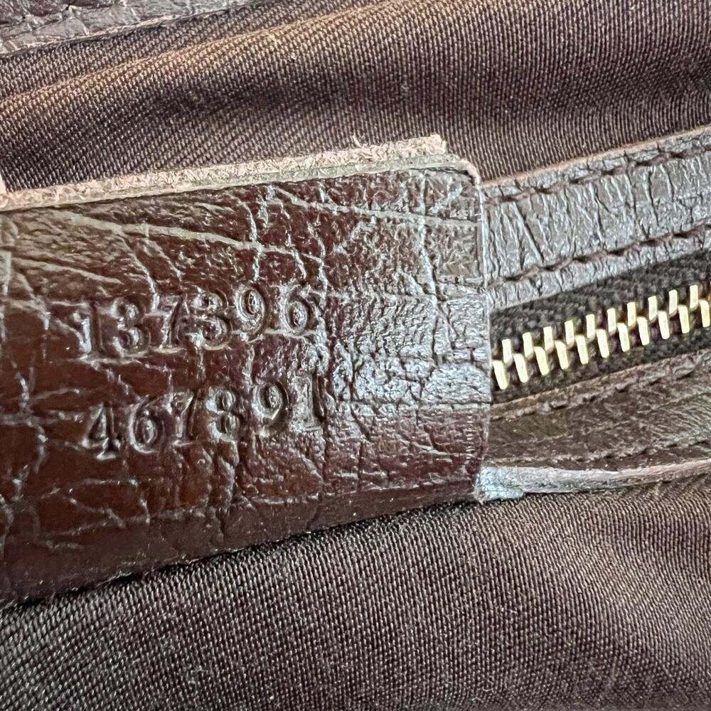 GUCCI GG Supreme Canvas and Leather Tote Bag - Picture 11 of 16